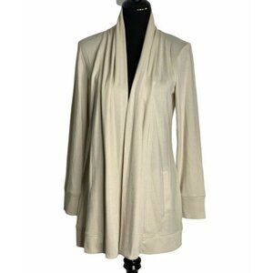 Denim & Co. Essentials Womens‎ Cardigan Sweater Bei
